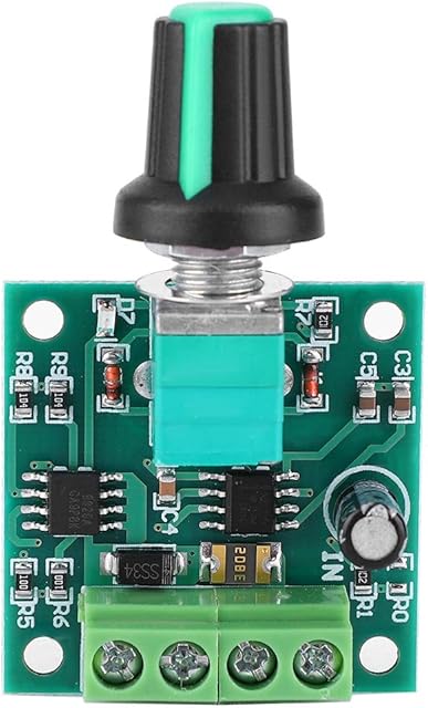 Garosa 1.8V 3V 5V 6V 12V 2A Low Voltage DC Motor Speed Controller PWM 1803BK Adjustable Driver Switch Motor Speed Regulator Tool Equipm,automated industry