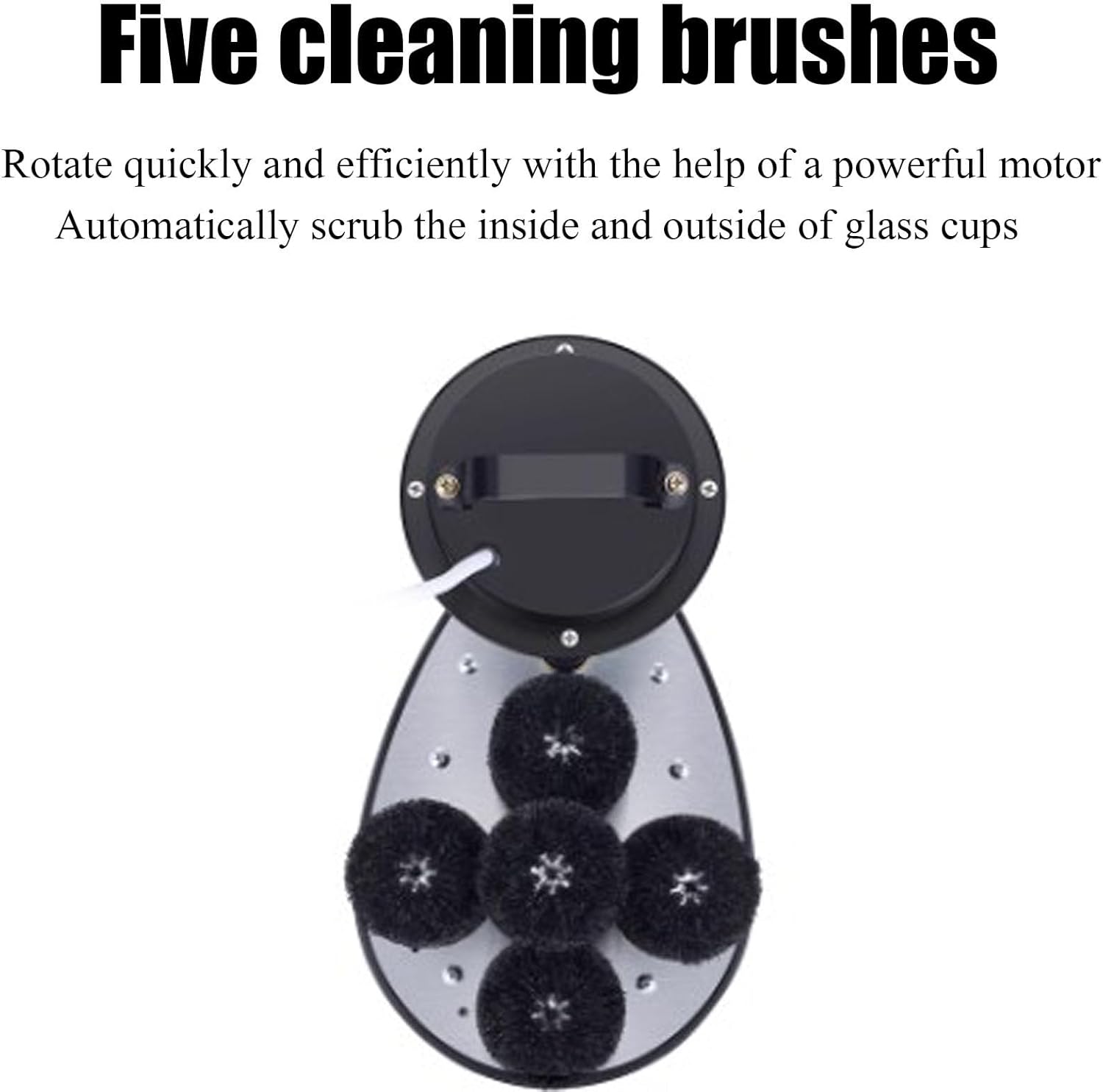 Electric Commercial Glass Washer,Glass Washer Upright,Wine Glass Cleaning Machine,Cup Washers Cleaning Brush