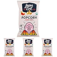 Vista 21 de LesserEvil Palomitas de maíz orgánicas "Avocado-licious", exclusivo de Yaxa, calidad premium, mínimamente procesado, sin aceite vegetal, 4.6