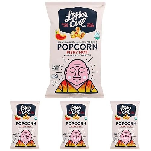 Miniatura 21 de LesserEvil Palomitas de maíz orgánicas "Avocado-licious", exclusivo de Yaxa, calidad premium, mínimamente procesado, sin aceite vegetal, 4.6