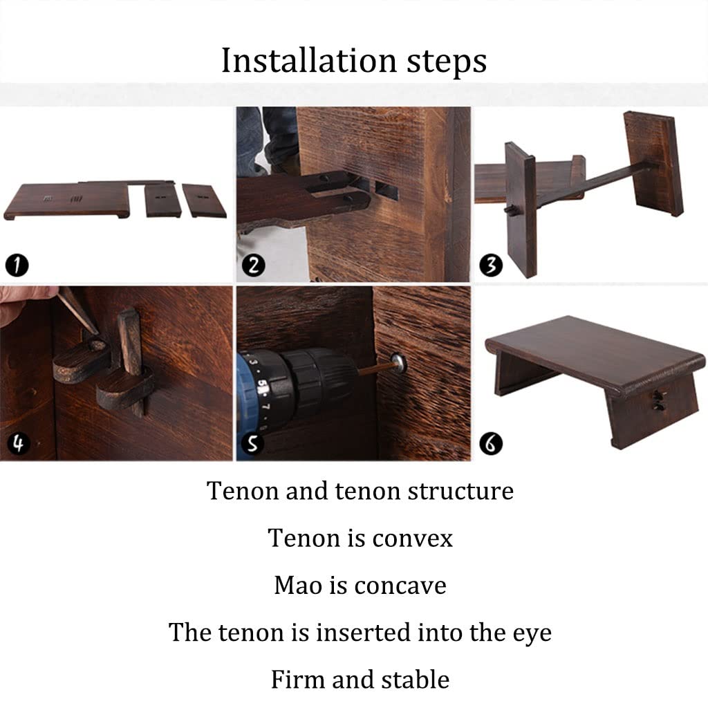 Living Room Zen Tea Table Retro Low Table Coffee Table Japanese Tatami Table Coffee Table Suitable for Bay Window (Size : 80x50x30cm)
