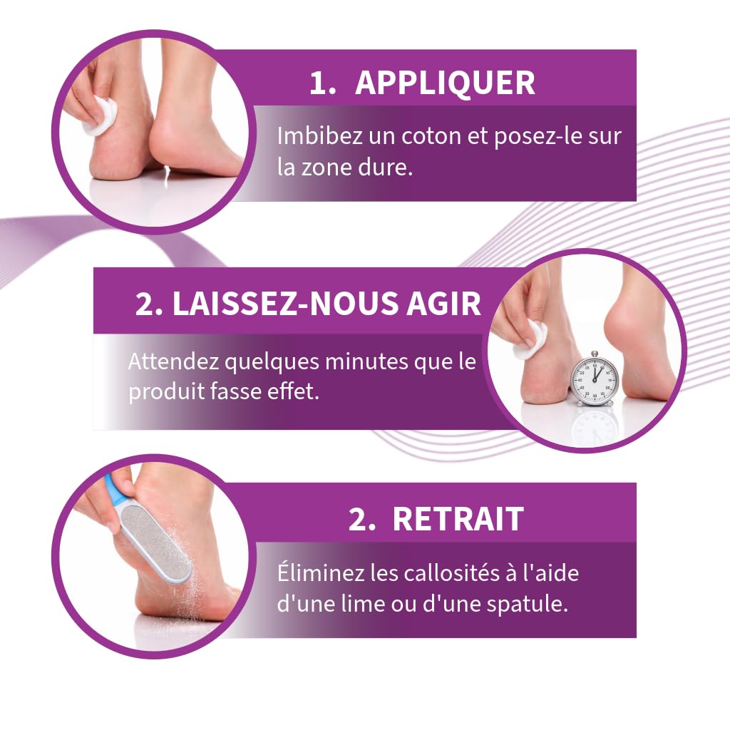 Liquide Anti-Callosités 500 ml - Anti Callosités Pieds Remover