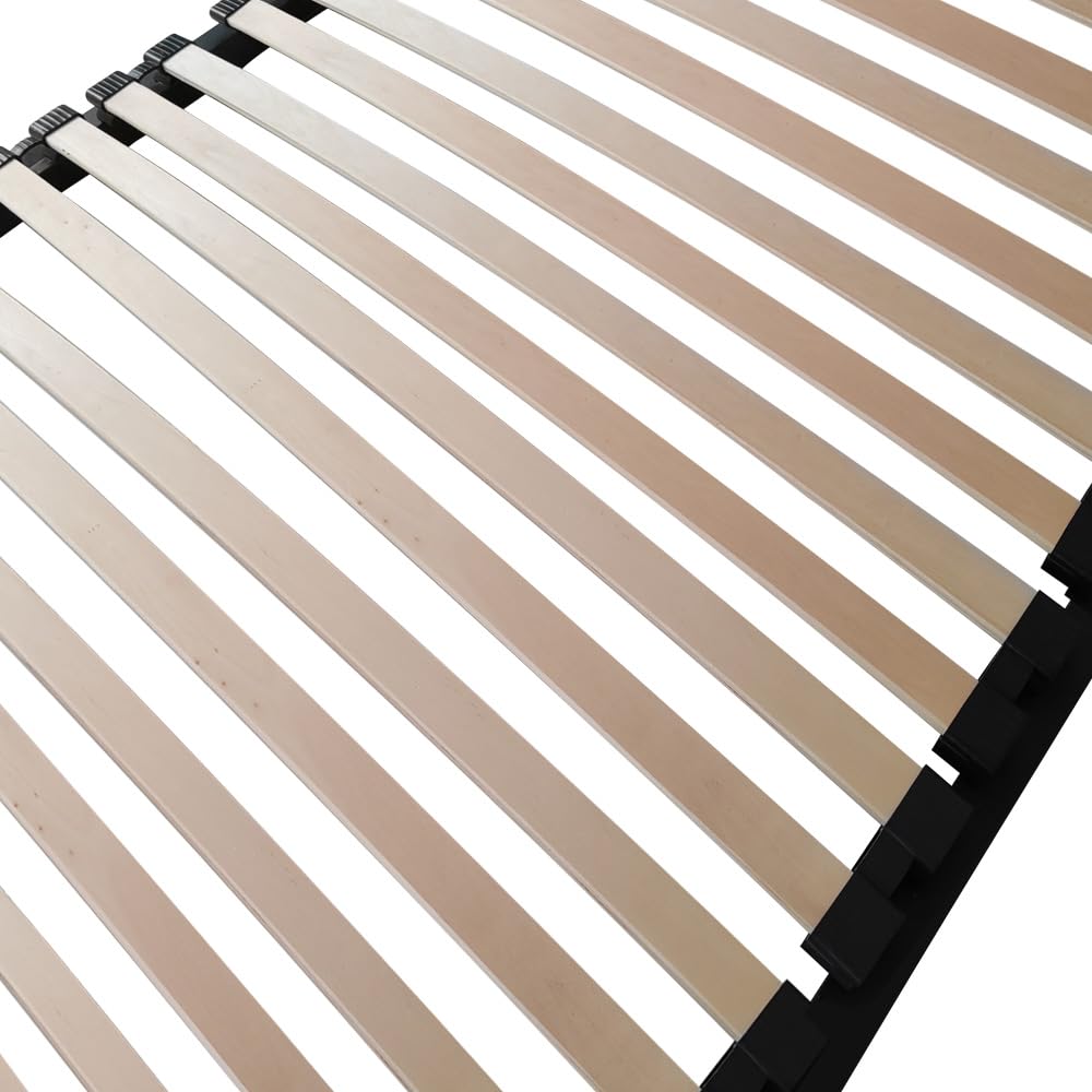 Lot De 5 Lattes De Lit Hêtre 90cm - Largeur 53mm Épaisseur 8mm 7 Plis | Pour Sommier Clic-Clac Et Canapé Lit