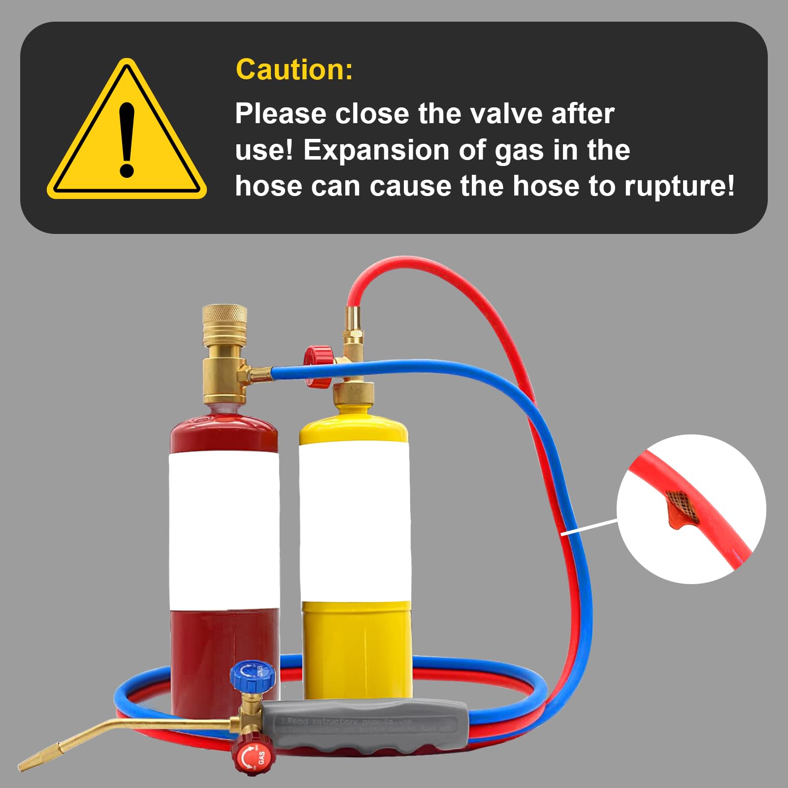 Brazing Torch Kit - Welding & Soldering Torch Set -7