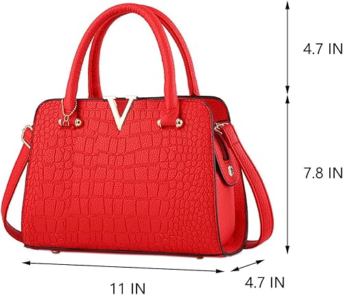 Miniatura 4 de JHVYF Bolso cruzado clásico con asa superior para mujer, estilo casual, bolso de mano
