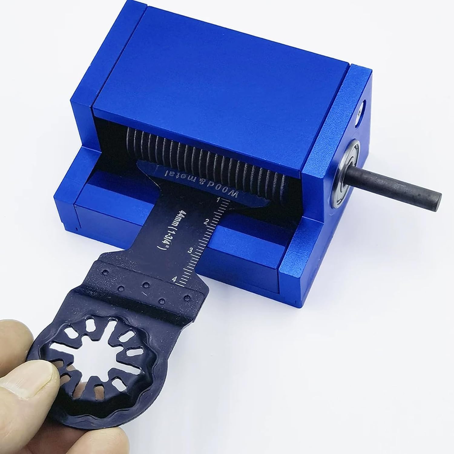 Affilatrice per Lame, Affilatrice Multiuso per Lame, con Mola Diamantata, Ripristina I Denti in Carburo di Tungsteno E Metallo, per Lame da Sega Fino A 52 Mm, Si Collega alla Punta da Trapano