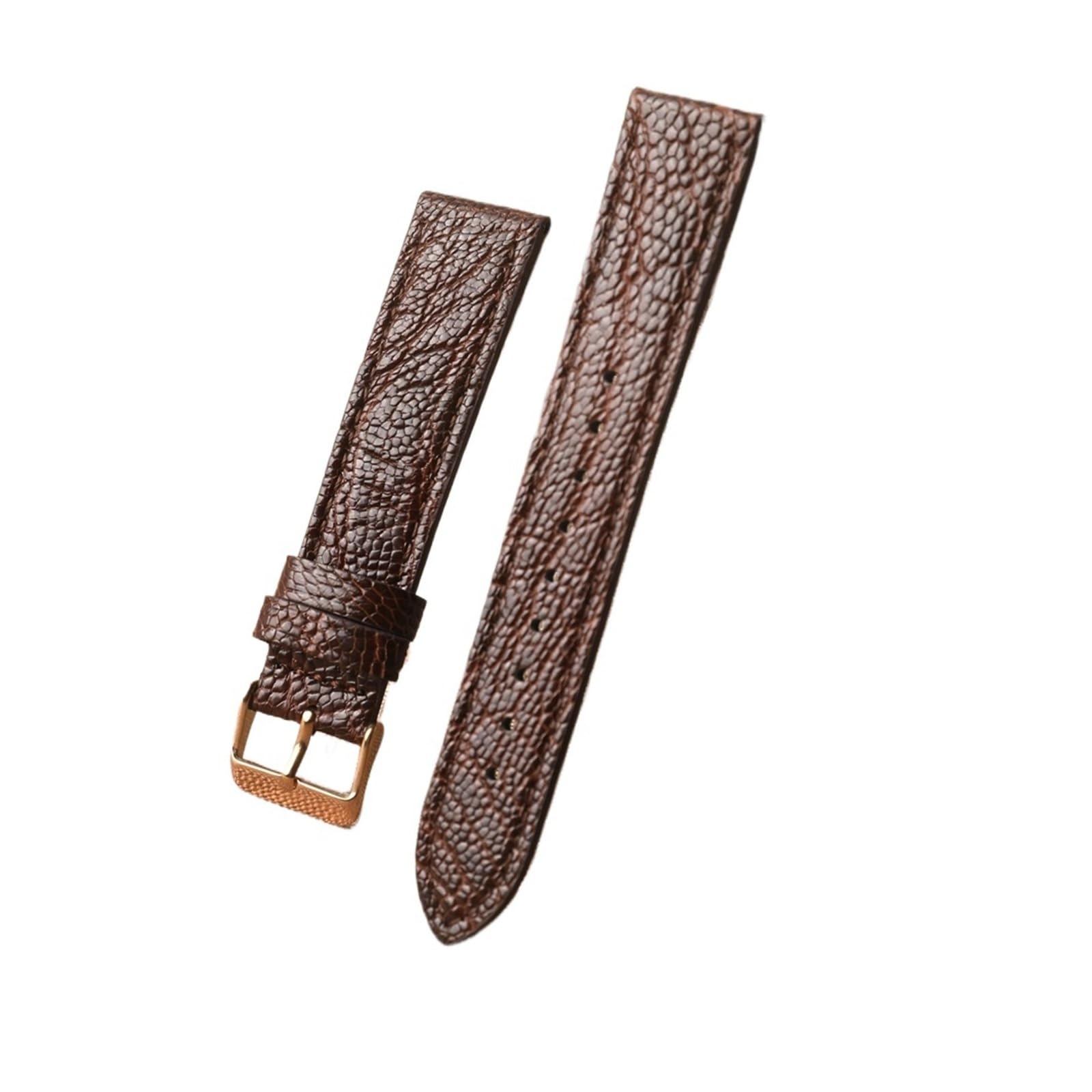 HMFang Bracelet en Cuir Souple 18 19 20 21 22 Mm Noir Marron Vert Bleu, Style Rétro Ultra-Fin