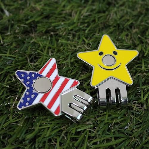 Miniatura 10 de PINMEI Marcador de pelotas de golf con clip para sombrero de golf para tu amigo