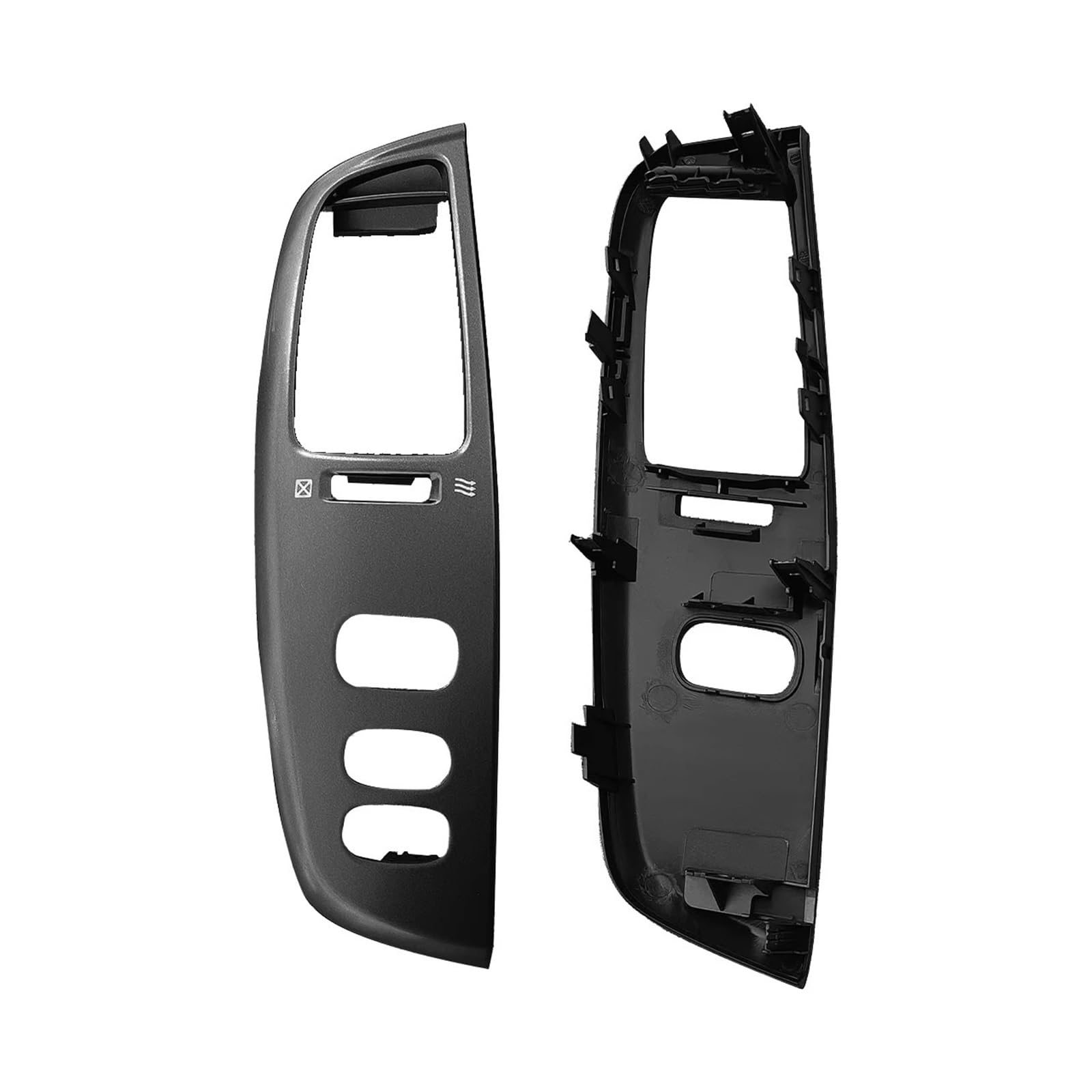 Jsyalmslw Strip-Lhd-Gray Car Air Conditioning Vents For Toyota For Land For Cruiser 100 Lc100 Fj100 1999-2007 Pair Lhd Rhd Air Outlet Vent Air Vents(Strip-Lhd-Gray)