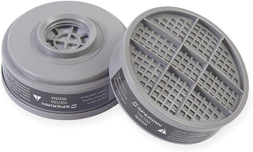 Sperian B100100 S-Series Cartridge, Organic Vapors, 6/Box