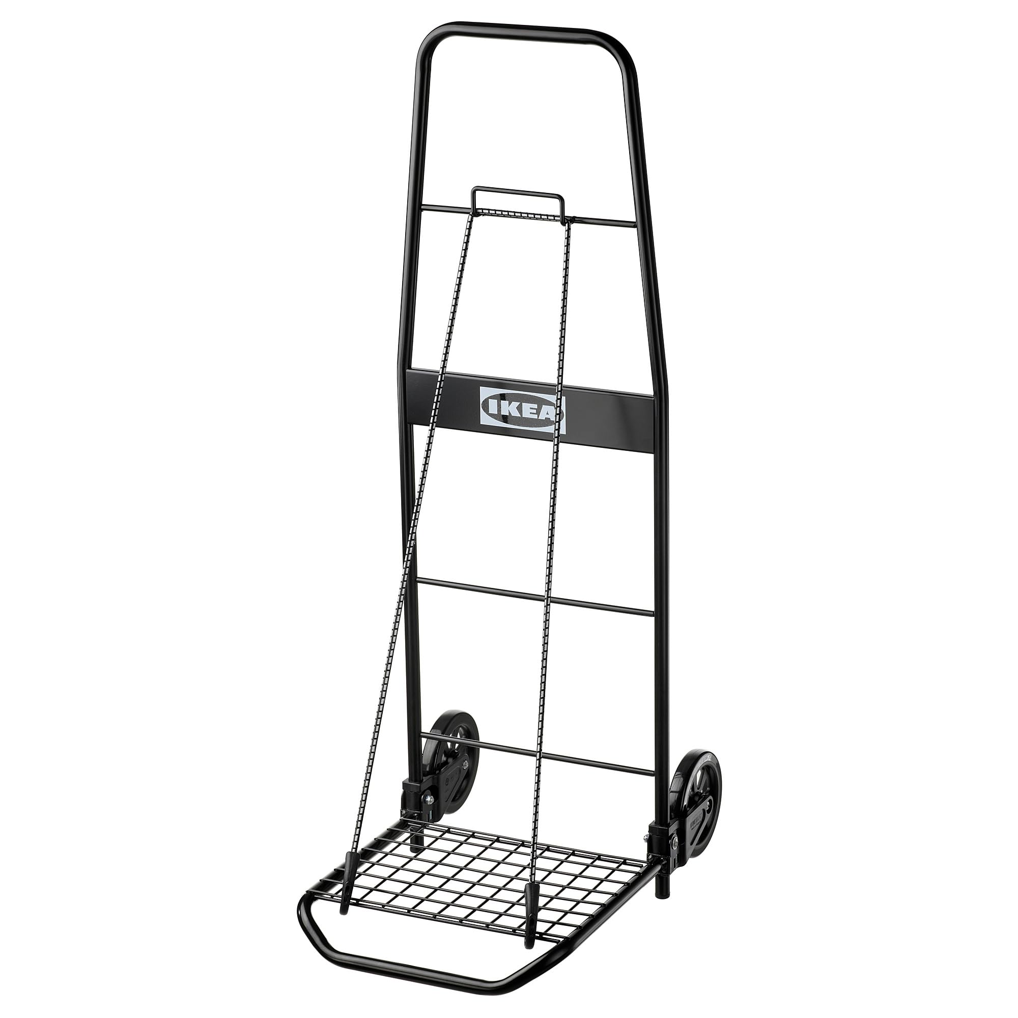 Chariot noir RULLEBÖR robuste à grande capacité de charge pour atelier