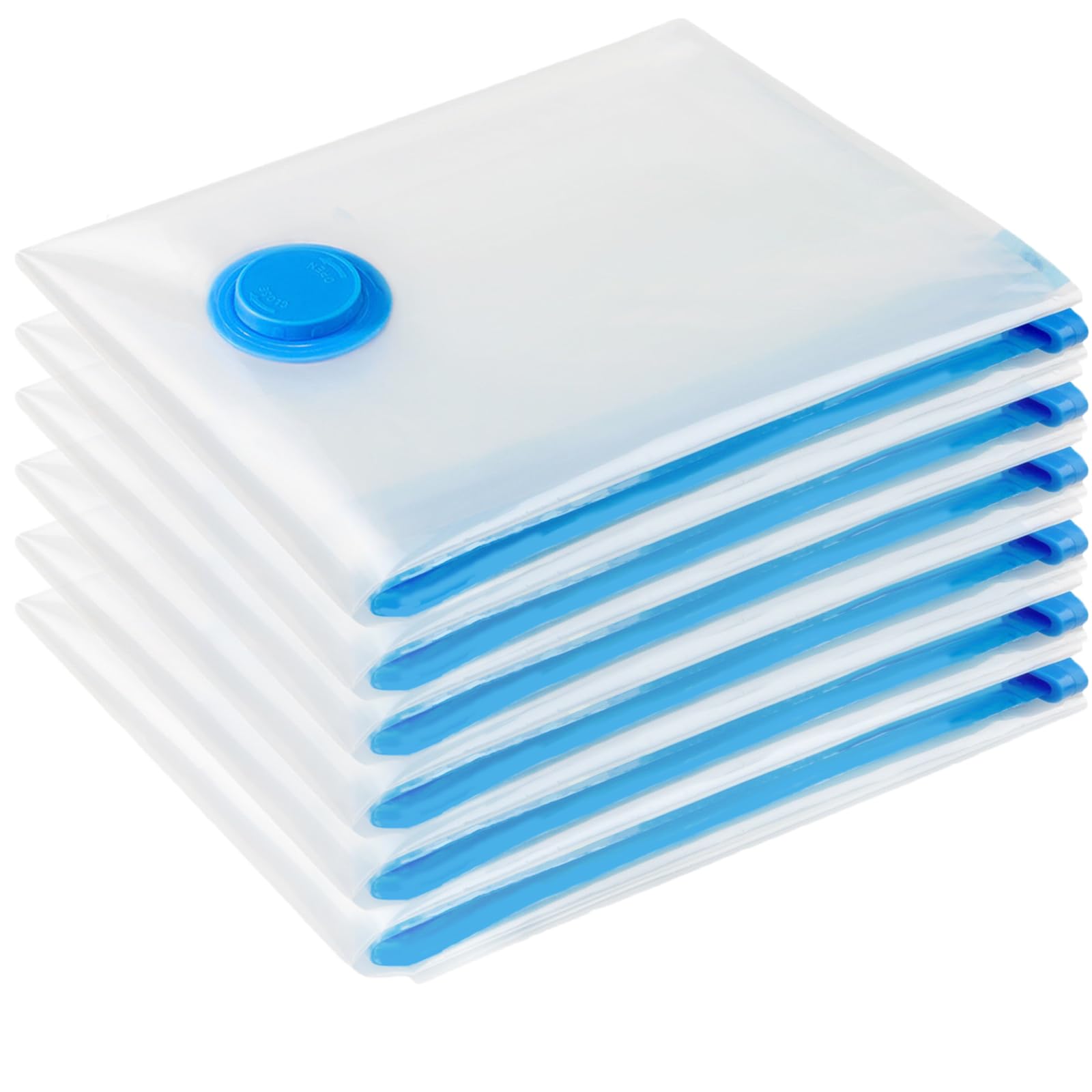 Vacuum Storage Bags, 6 Pack 80X100CM Extra Large Reusable Strong Space Saver Compression Bags