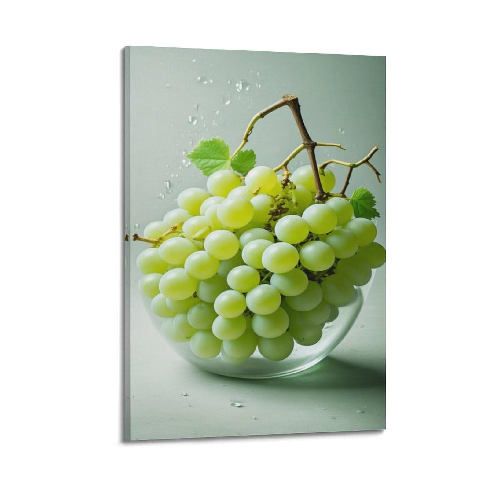 Affiche murale fruits verts grand format pour mur blanc vide