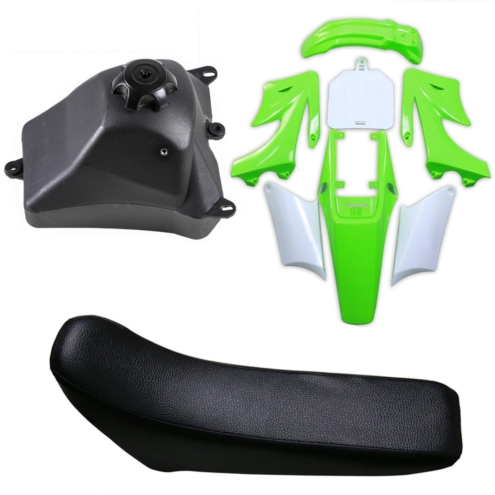 Plastic Cover Fairing Kits for Mudguard Fenders Racer Seats for Gas Fuel Tanks, for APOLLO, for ORION 70CC 110CC 125CC 150CC DIRT BIKE Bike Body Panel Set(A set)