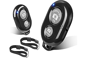 2 Pack Wireless Camera Remote Control for iPhone & Android Phones iPad iPod Tablet