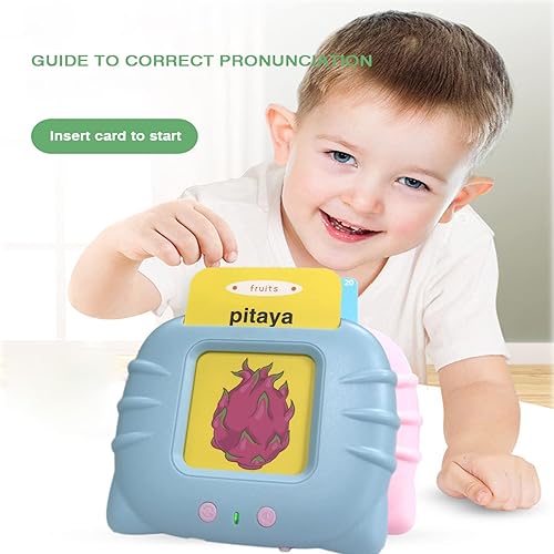 Miniatura 3 de WONFAST - Tarjetas didácticas para niños pequeños, 56 unidades, palabras audibles, tarjetas didácticas, preescolar, aprendizaje de idiomas, máquina