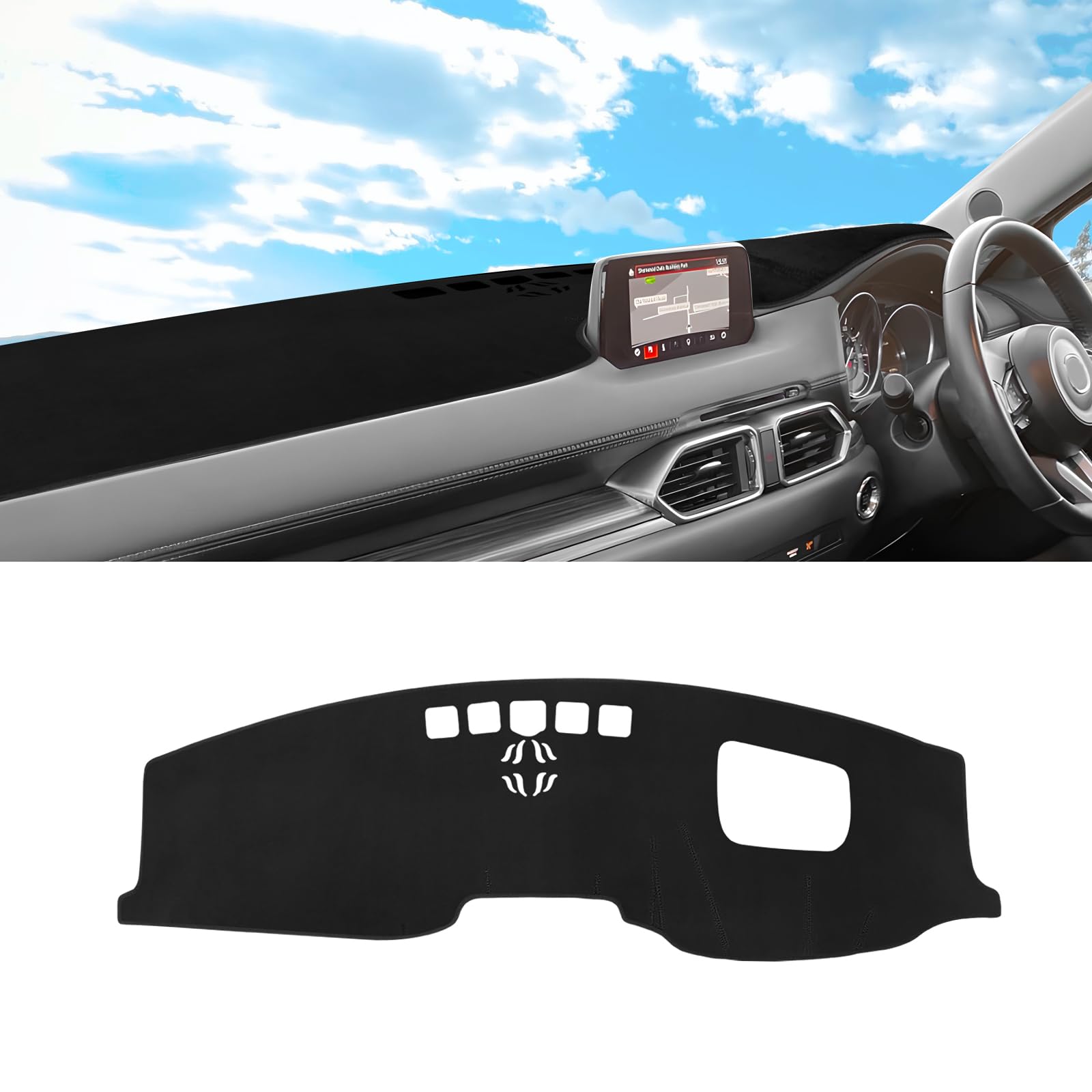 Sunland CX8 CX5ダッシュボードカバー マツダ 【9月下旬再入荷予定】マツダ CX-5 KF系 CX-8 KG系 HUD