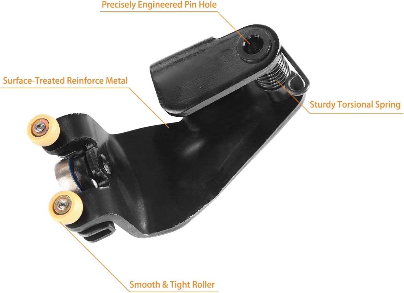 Right Slide Door Roller Assembly Passenger Side Upper Center Male Roller | for 2005-2010 Honda Odyssey EX, EX-L, Touring model | Replaces# 72521-SHJ-A21, 72521SHJA21, 924-129
