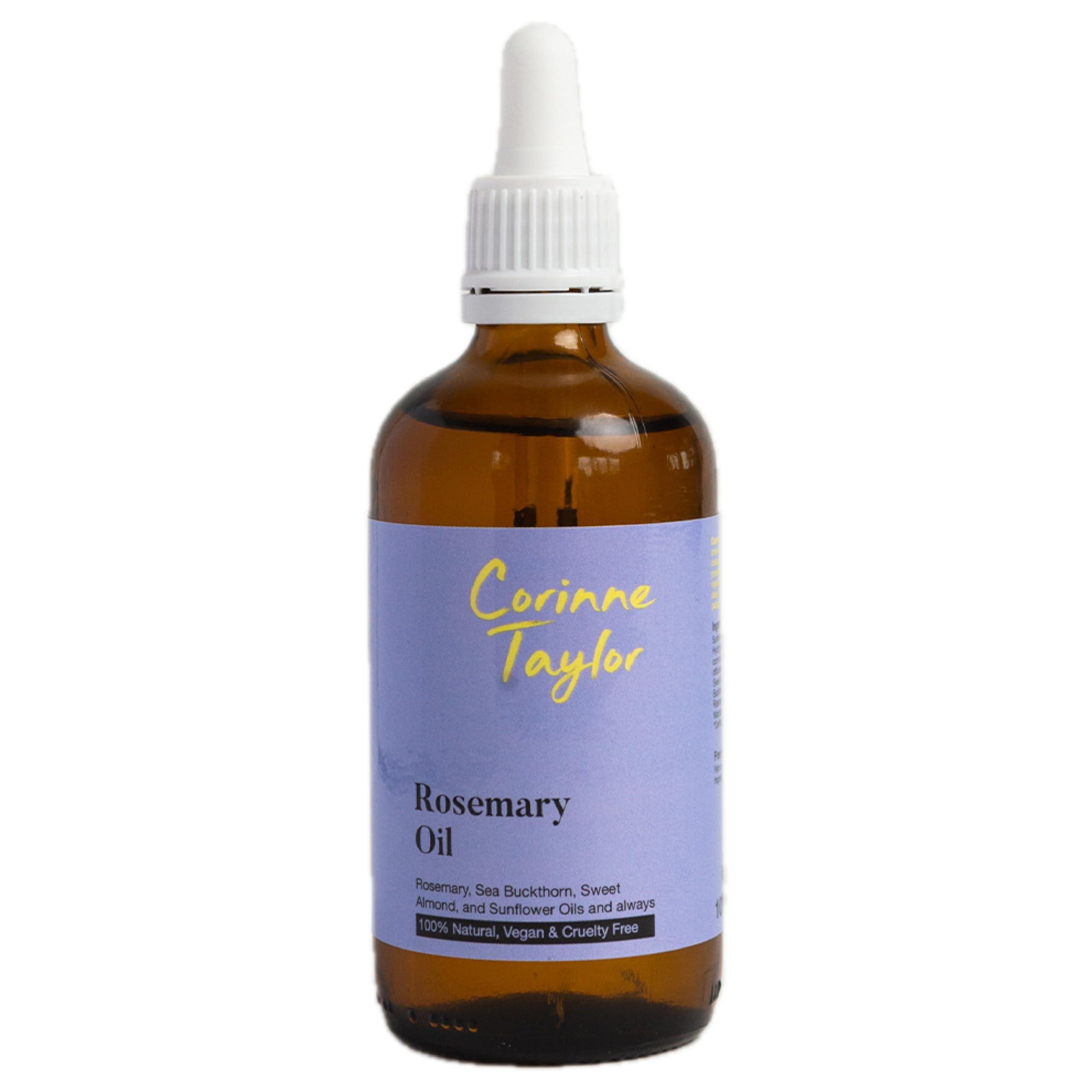 Corinne Taylor | Rosemary Oil | Growth Treatment | Soothes & Hydrates Skin | Dry Damaged Hair | Vegan & Organic | 100ml (100ml)