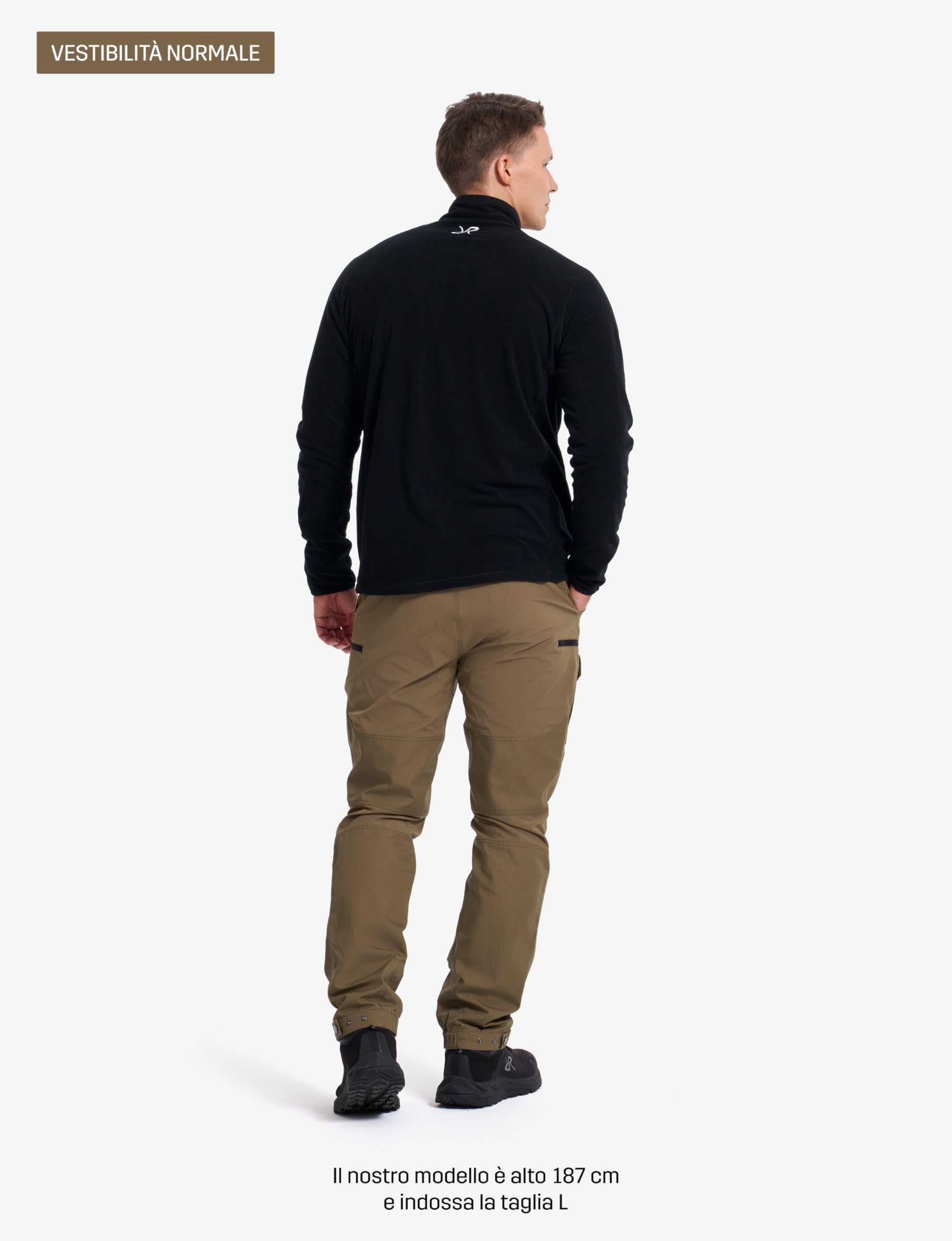 RevolutionRace Nordwand Pantaloni Outdoor da Uomo, Pantaloni per L'escursionismo e Molte Altre Attivitá all'Aria Aperta. Pantaloni da Trekking e da Lavaro, Robusti e Resistenti