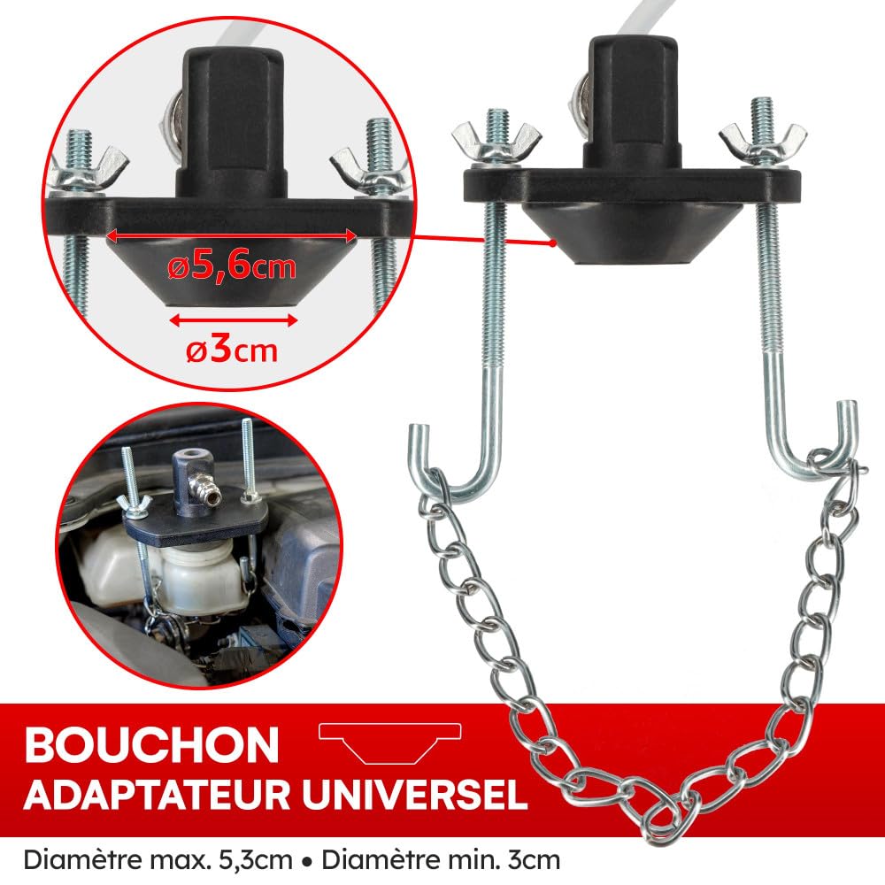 Bouchon universel - Pour Purgeur de frein à Pompe manuel - Pour ref MECA24 760332