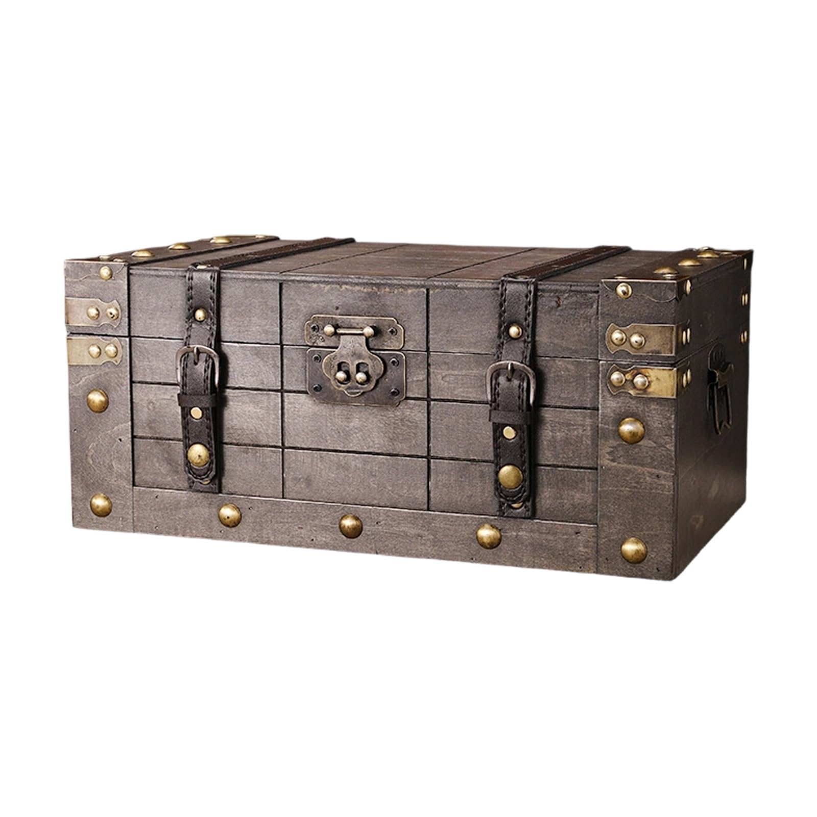 Zxfdsfdbnm Rustics Wood Storage Box Featuring Clasp for Secure Storage of Valuables and As Home Decoration Items Jewelry Box