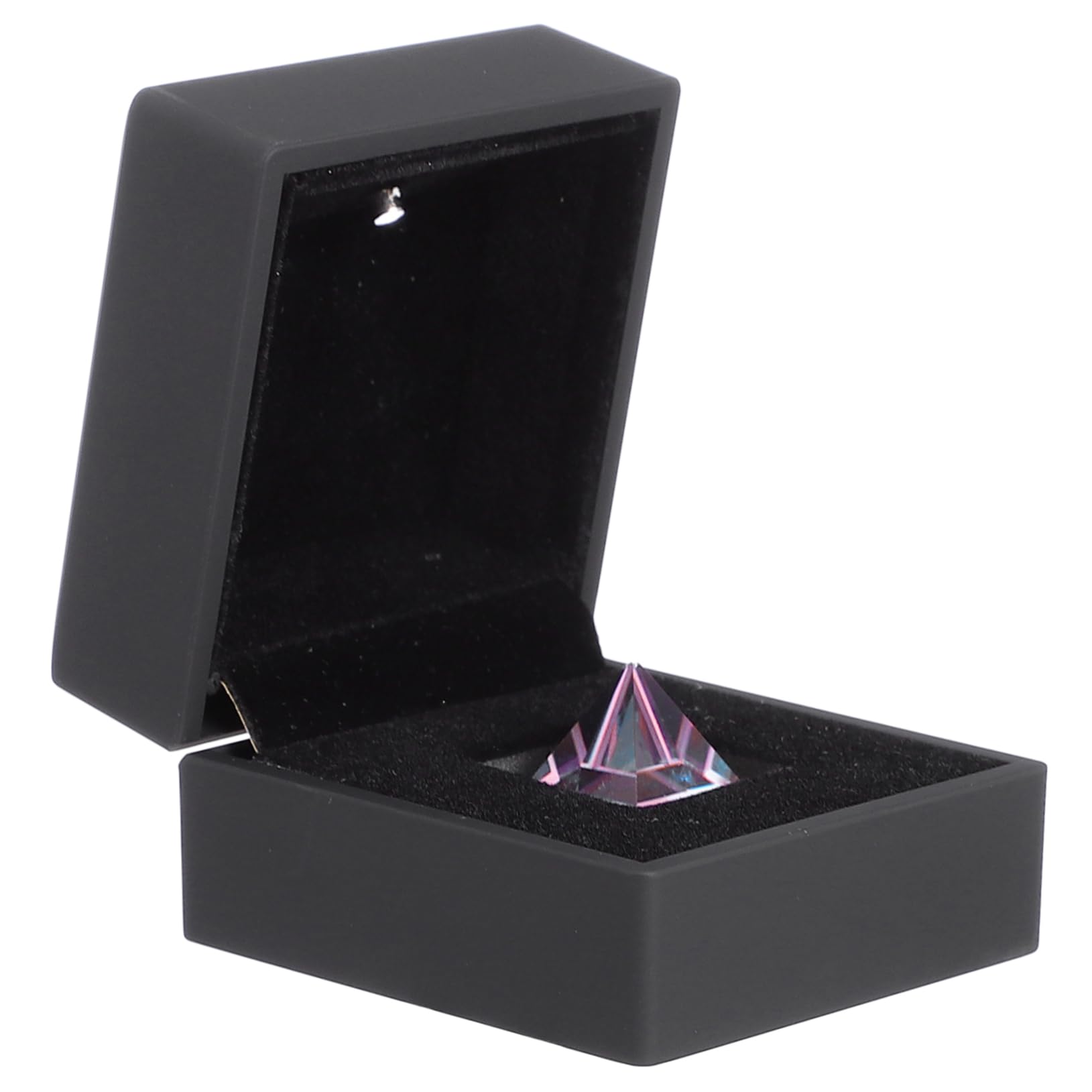 CIYODO Pyramids Optical Crystal Photography Home Decor Storage Box Pyramid s Scratch Resistance