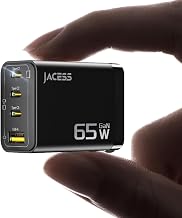 65w PD 急速充電器 type-c 【世界最小クラス・4台同時に急速充電・超軽量】 usb コンセント iPhone タイプc 充電器 usb c 充電器 3ポート 折りたたみ式プラグ 携帯 に便利 出張·旅行 GaNIII PD3.0/QC3.0/PPS/SCP規格/PSE MacBook/タブレットPC用/ノートpc/iPad/iPhone 17/ Airなど対応 ブラック
