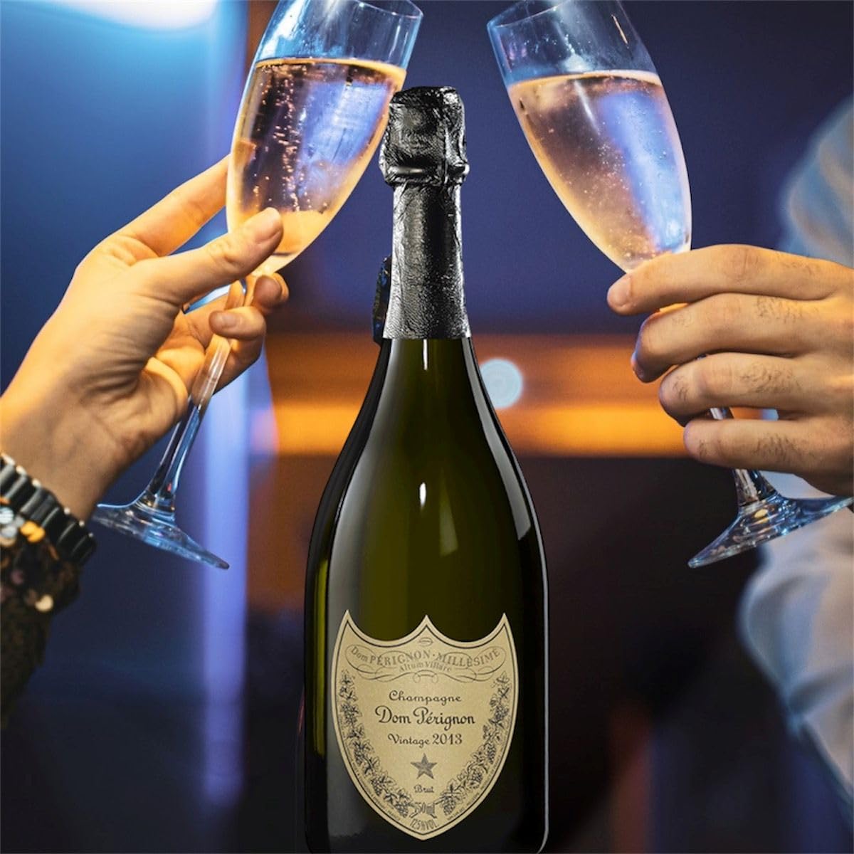 DOM PERIGNON Dom Perignon Gift Pack, 750 ML : Amazon.co.uk: Grocery