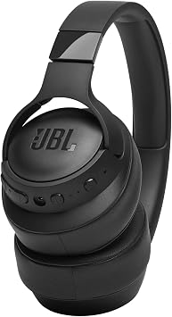 JBL Tune 660NC Wireless Over-Ear Bluetooth Headphones with active noise cancellation, in black & Tune 760NC Wired and Wireless Over-Ear Headphones with Built-In Microphone