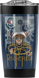Logovision Power Rangers Rita Deco Stainless Steel Tumbler 20 oz Coffee Travel Mug/Cup, Vacuum Insulated & Double Wall with Leakproof Sliding Lid | Great for Hot Drinks and Cold Beverages