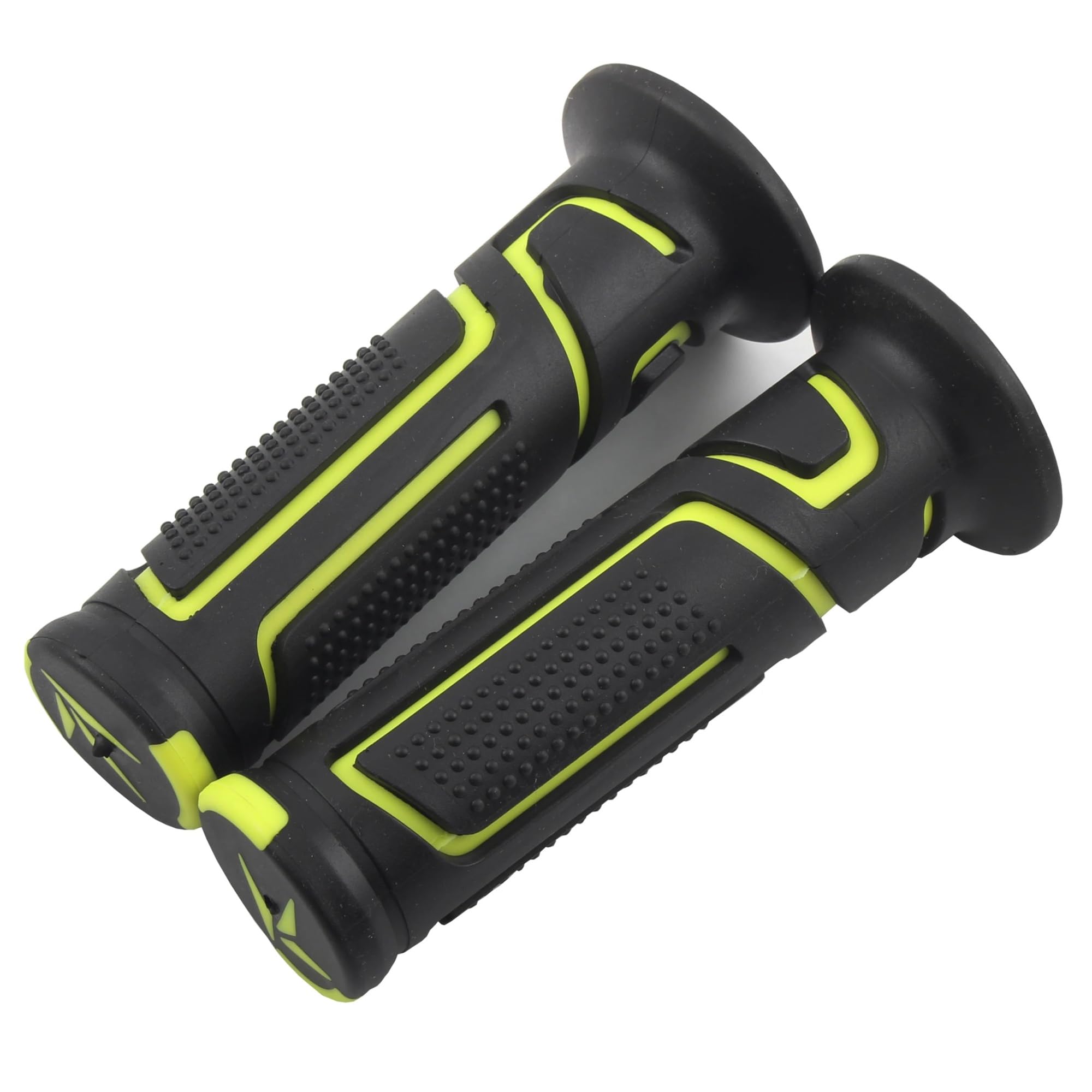 Pgvxem Fluorescent Yellow 22Mm 24Mm Handle Grips Dirt Pit Bike Motorcycle Handle Bar Grips Motorbike Brake Handle(Fluorescent Yellow)