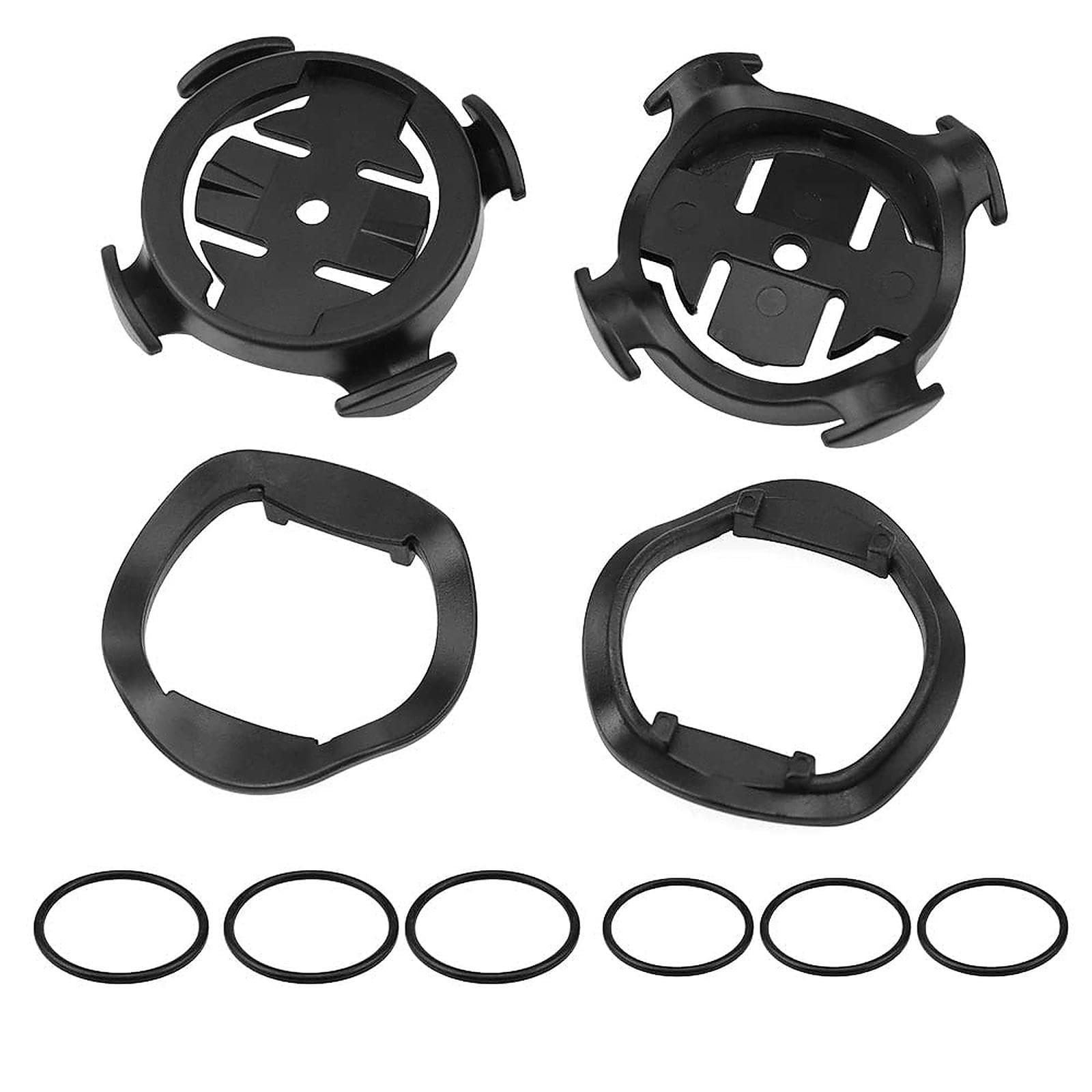 2 Pezzi Supporto per Computer da Bici per Garmin GPS Supporto Manubrio | per Cronometro da Bicicletta MTB Compatibile con Garmin Edge 130 200 500 510 520 530 800 810 1000 iGPSPORT iGS50 iGS618