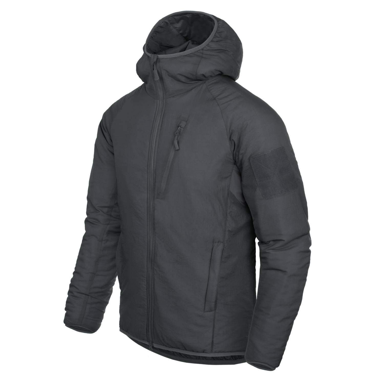 Helikon-Tex Men's Grey (Shadow Grey) Wolfhound Climashield Hooded Jacket Black
