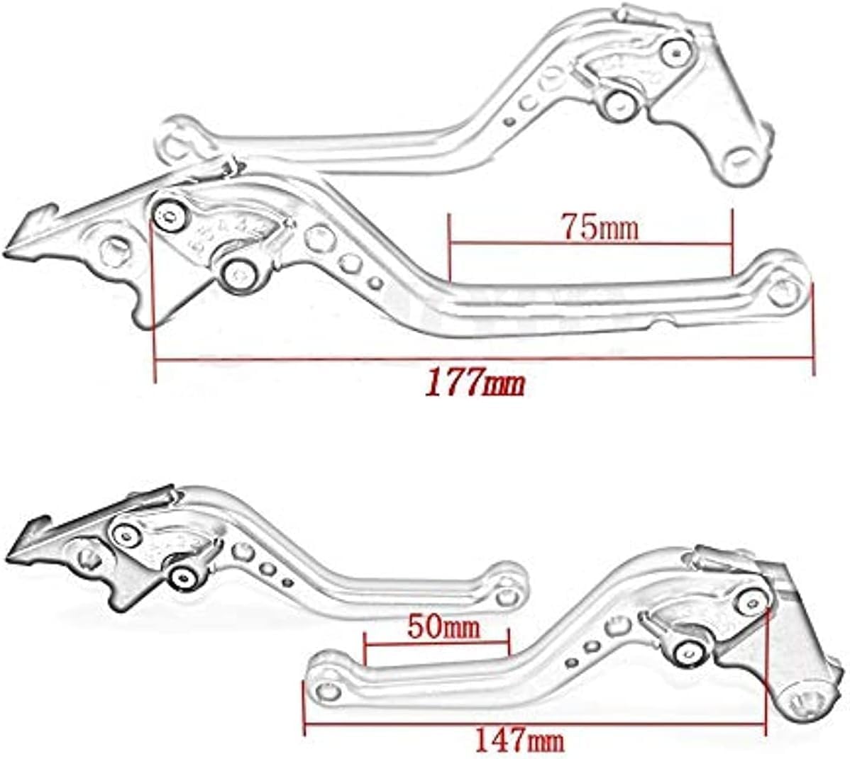 Per Z750 2004-2006 2005 Breve Leva Frizione Freno Maniglia Regolabile Accessori Moto Nero