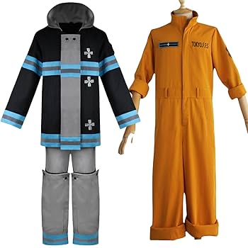 Amazon | [LHMQ] 炎炎ノ消防隊 コスプレ衣装 第8特殊消防隊