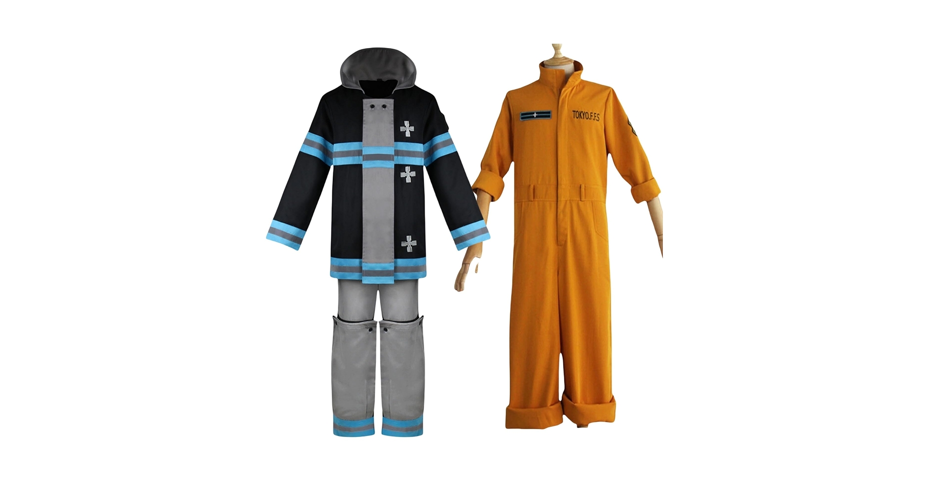 Amazon | [LHMQ] 炎炎ノ消防隊 コスプレ衣装 第8特殊消防隊