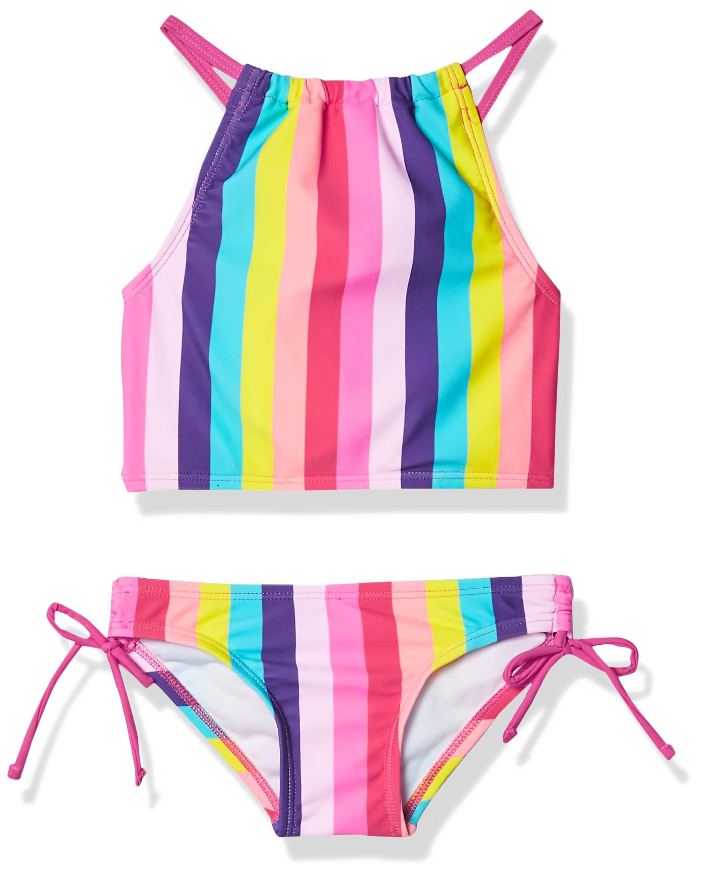Kanu Surf Girls Daisy UPF 50 Beach Sport Halter Tankini 2-Piece Swimsuit
