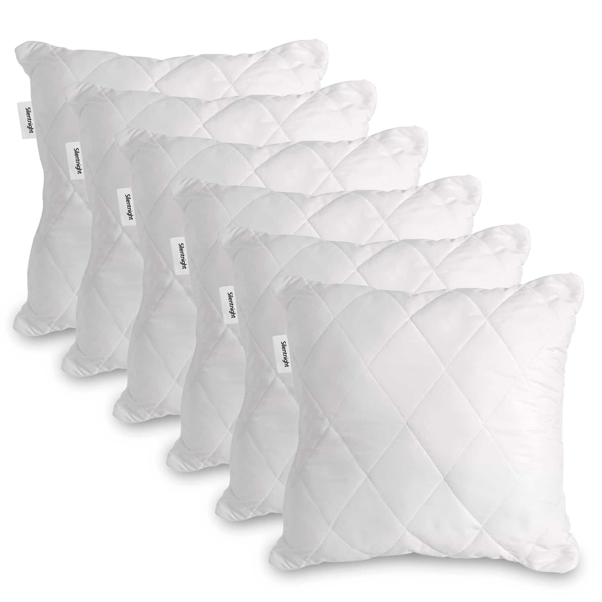 Silentnight Quilted Cushion Inserts - Luxurious Cushions Pads with Quilted Cover, Bouncy Fibres, Hypoallergenic and Machine Washable - 45 x 45cm (18" x 18") - 6 Pack โ image 1