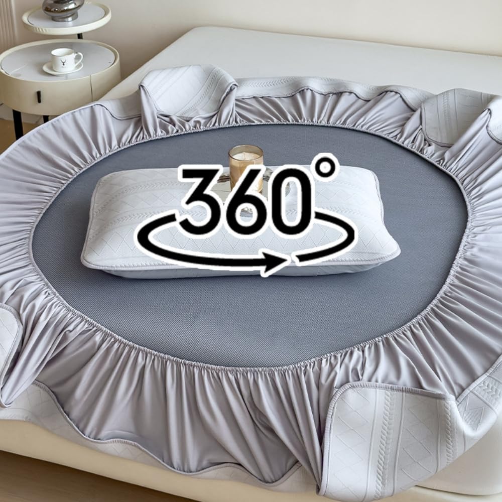 Protège-Matelas Drap-Housse Élastique De Qualité Hôtelière Housse De Matelas Respirante Et Douce pour Peau avec Poches Profondes pour Lits, Lavable en Machine-Yellow||150 * 200cm(Mattress Cover Only)