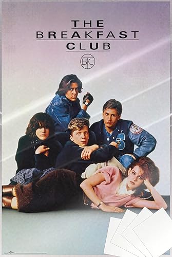 Miniatura 7 de POSTER STOP ONLINE The Breakfast Club - Póster de película (estilo regular, arte clave) (tamaño 24 x 36 pulgadas) Sin marco,Póster laminado,Tiras