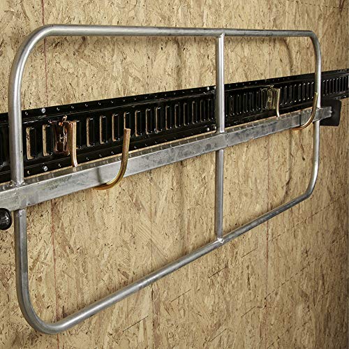DC Cargo Mall 2 J Hooks for E Track Systems, Large Steel JHook TieDown Accessories for Cargo Tie Down Systems in Trucks, Trailers, Vans, with E-Track Spring Fitting Attachments