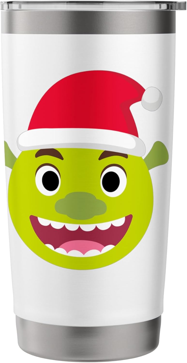 Shrek Santa Face Stainless Steel Insulated Tumbler - Image 3
