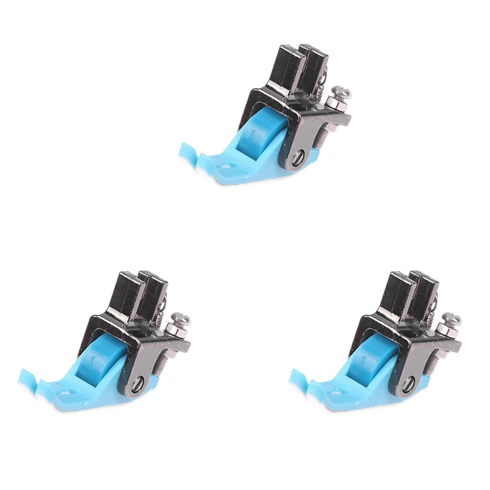 Hndhbfgrt 3X Universal Industrial Sewing Machine Leather Roller Wheel Presser Foot of Flat Thick Fabric Clothing Presser Feet B