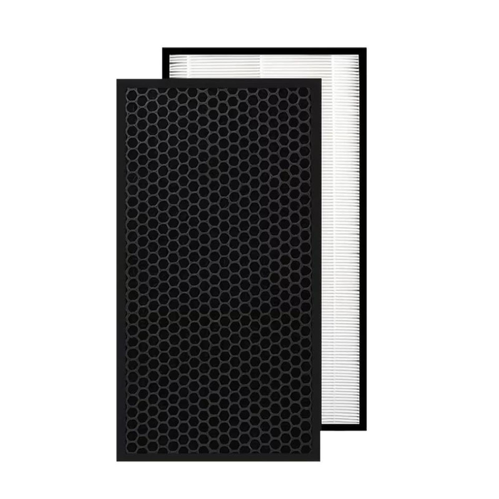 Filtro Desodorizante HEPA FZ-D60HFE FZ-D60DFE Humidificador FZ-A60MFE | Compatible con purificador de aire Sharp KC-D60E-W KC-D60E-B KC-D60E, alta eficiencia(1 SET Filter)