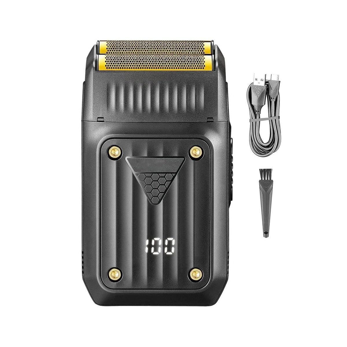 Rasoi elettrici a lamina per gli uomini Rasoio elettrico Rasoio elettrico Trimmer barba professionale Rasoio ricaricabile Display digitale Rasoio reciprocante per uomo