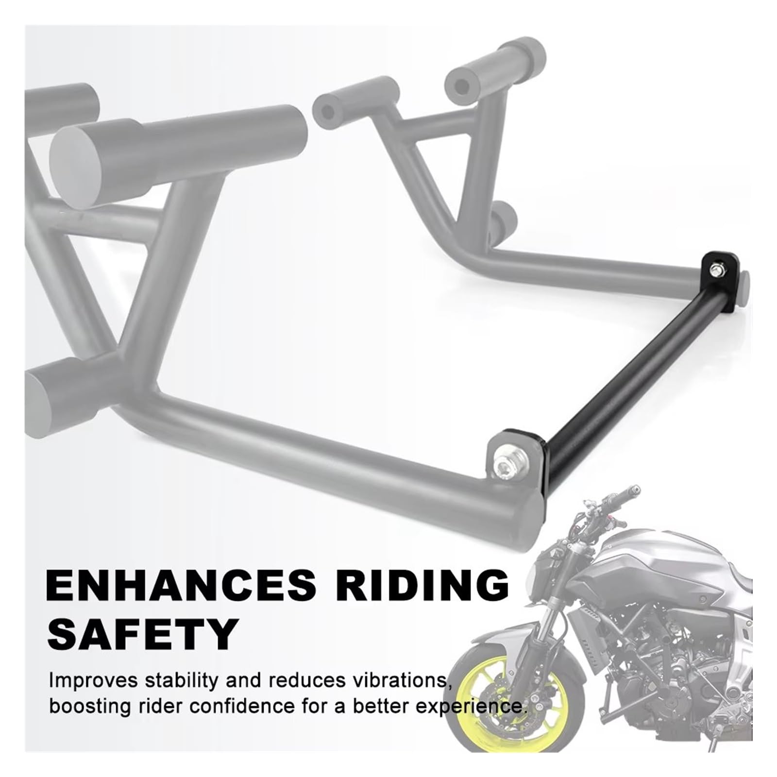 Barra Paraurti Paramotore Per FZ-07 Per MT-07 2014-2024 Per XSR700 Gabbia Prodezza Paraurti Telaio Di Protezione Motore Del Motociclo Guard Crash Bar