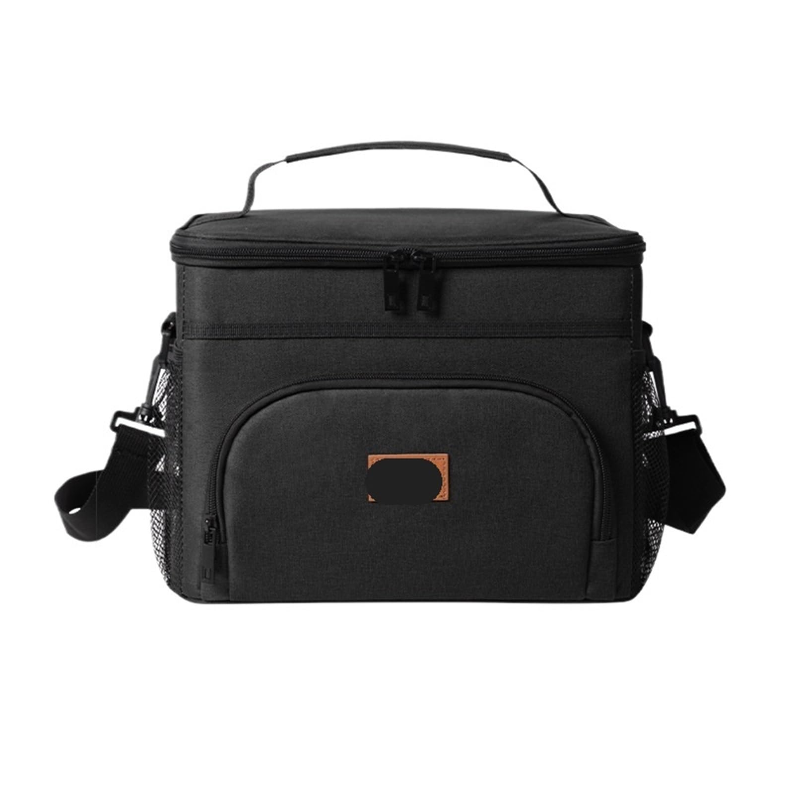 Borsa da picnic 15 litri, contenitore termico for il pranzo, borsa termica morbida, for adulti, uomini e donne, ufficio, campeggio, spiaggia Per Lavoro, Ufficio, Scuola, Picnic, Viaggi(Black)