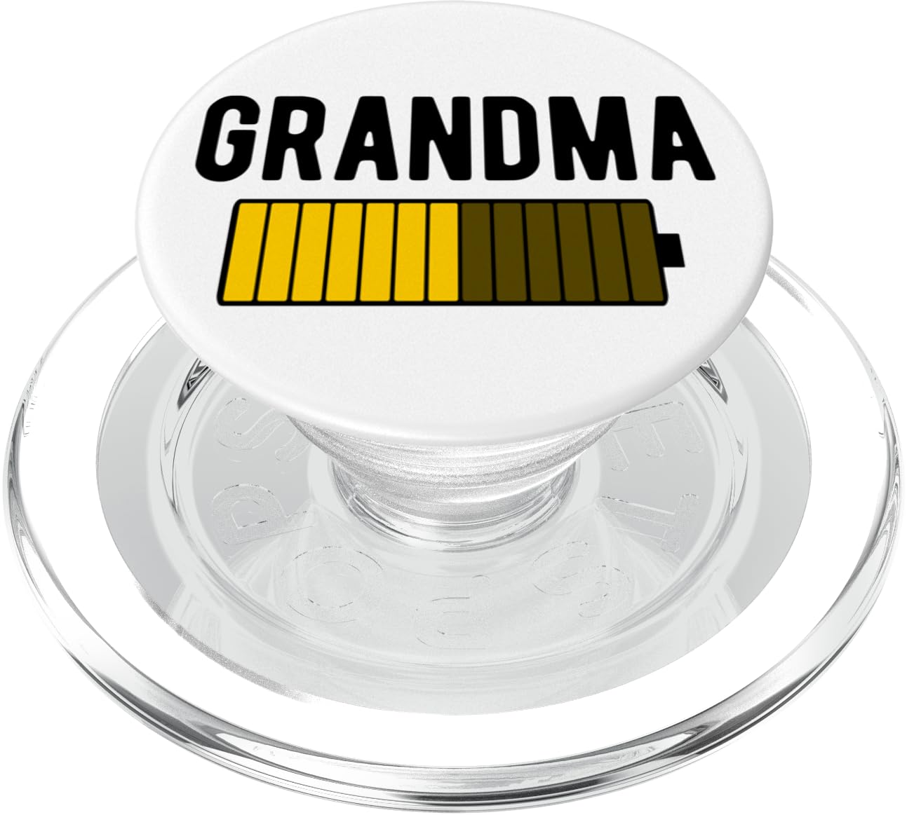 Grandma Battery High Low Tired Father Mom Dad Son Costume PopSockets MagSafe PopGrip for iPhone