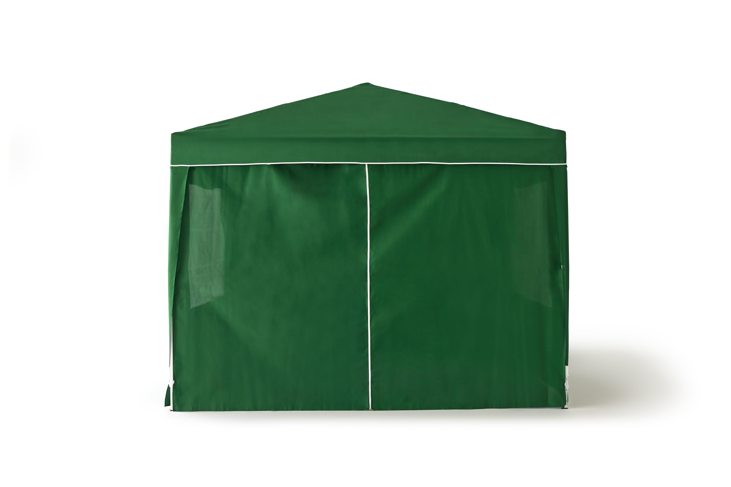 KG Kitgarden Faltpavillon 3x3 M – Grün/Weiß, Wasserabweisend, Inkl. Tragetasche & Heringe